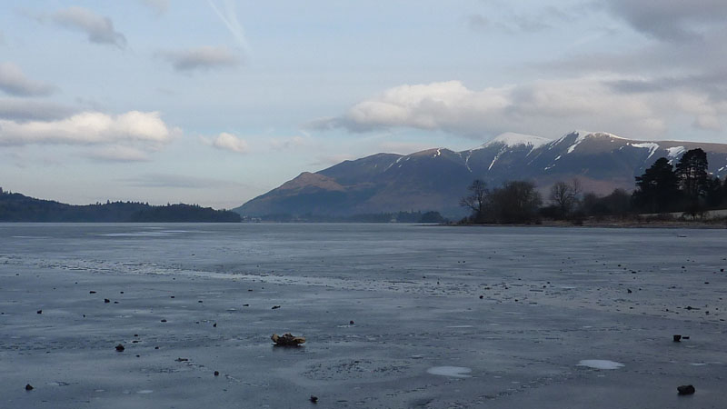 Frozen Derwentwater